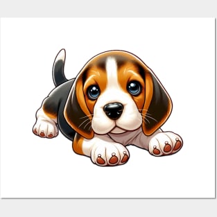 Relaxing Beagle Pup Posters and Art